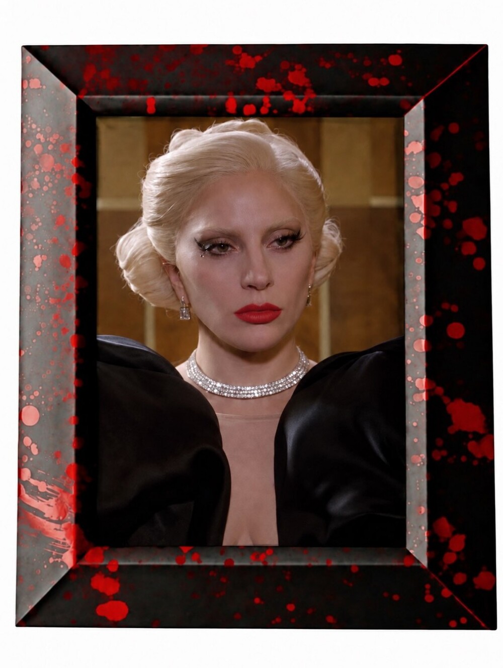 Lady Gaga American Horror Story Ahs Countess Vampires Goth Gothic Tv Framed Art